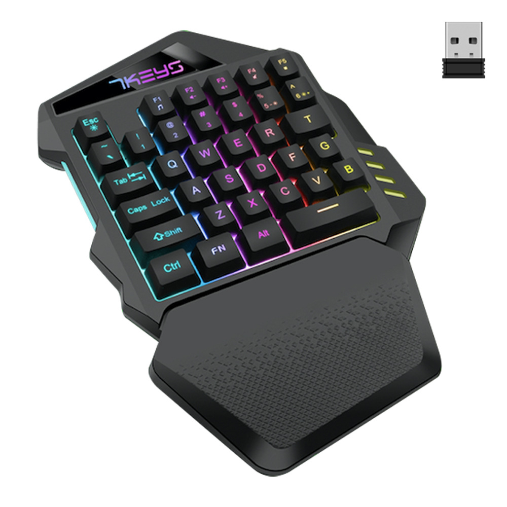 Esports Gaming Uk - Keyboard gaming satu tangan model pengisian