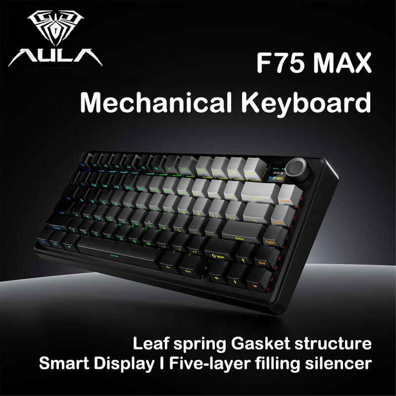 Esports Gaming Uk - AULA F75 MAX 75% Tri-Mode Keyboard