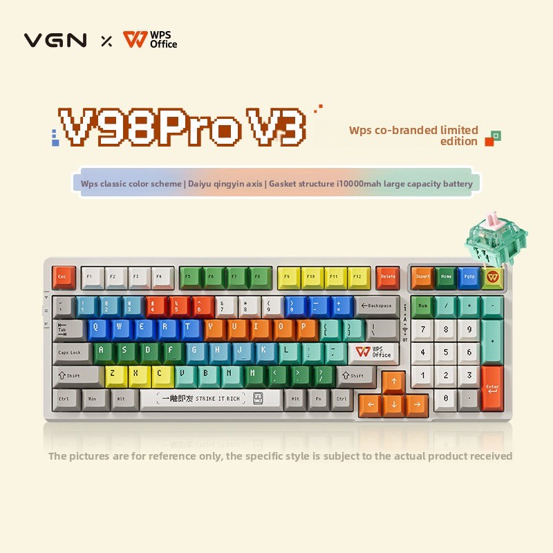 Esports Gaming Brands - VGN V98Pro V3 Keyboard Mekanik E-Sports
