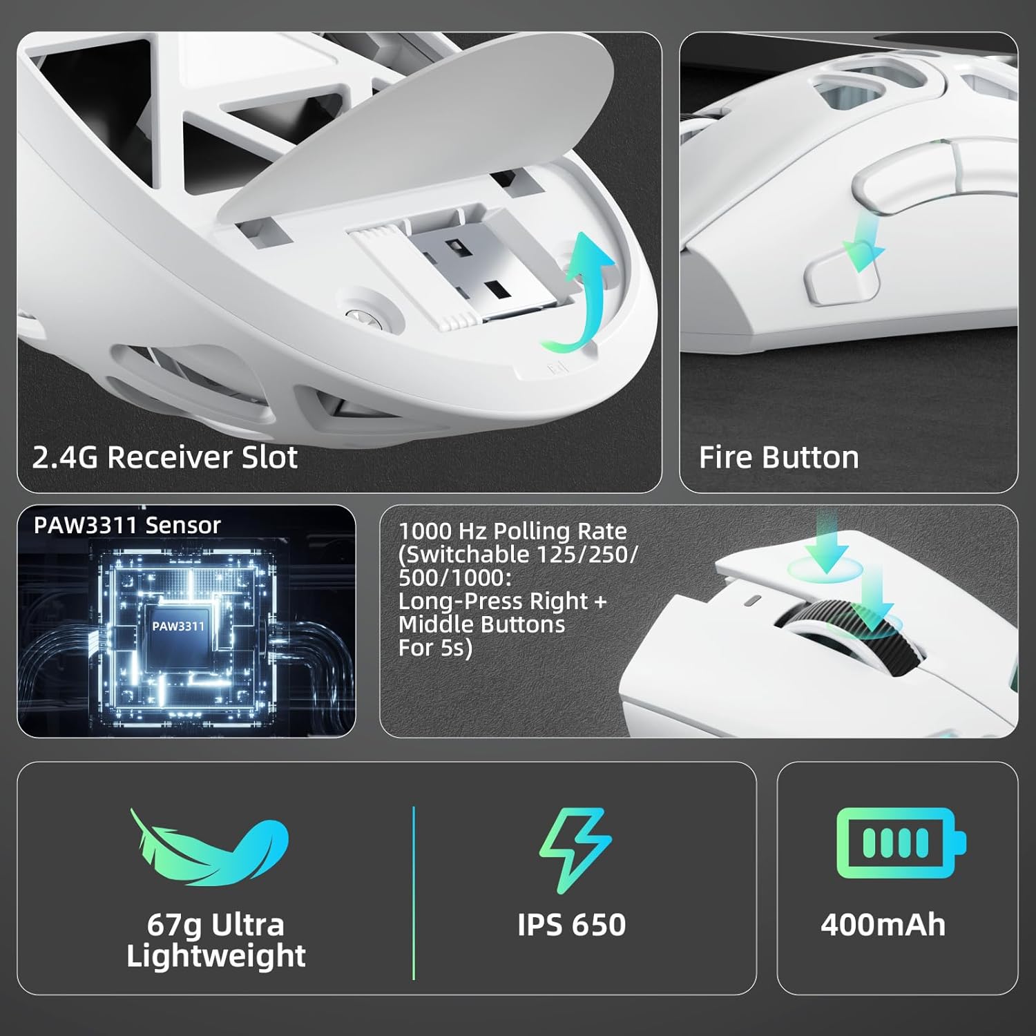 AULA SC620 Mouse Gaming Baru B - Esports Gaming Mouse Weight Adjustable ulasan dan harga