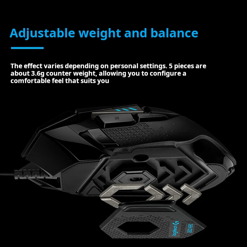Logitech G502 HERO Mouse Gamin - Esports Gaming Mouse Weight Adjustable ulasan dan harga