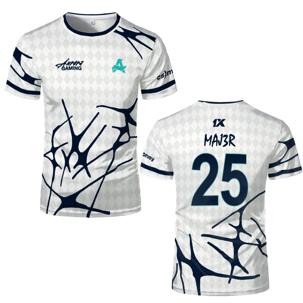 Kaos Jersey Tim Esports Aurora - Esports Gaming Team ulasan dan harga