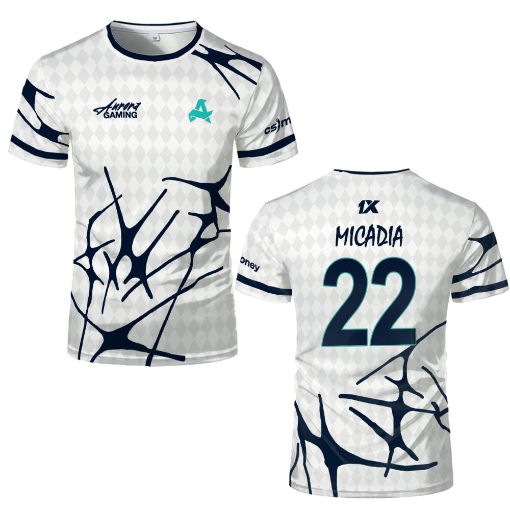 Kaos Jersey Tim Esports Aurora - Esports Gaming Team ulasan dan harga