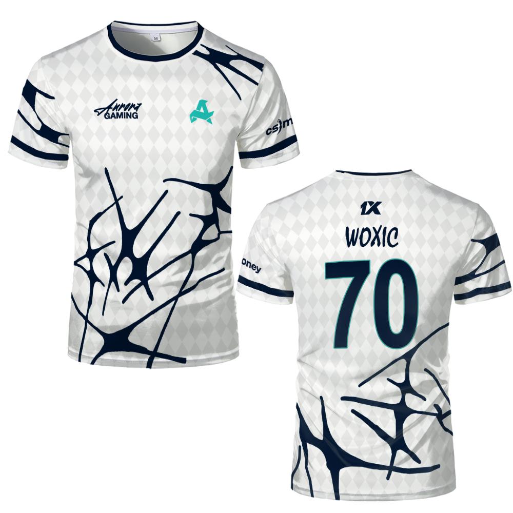 Kaos Jersey Tim Esports Aurora - Esports Gaming Team ulasan dan harga