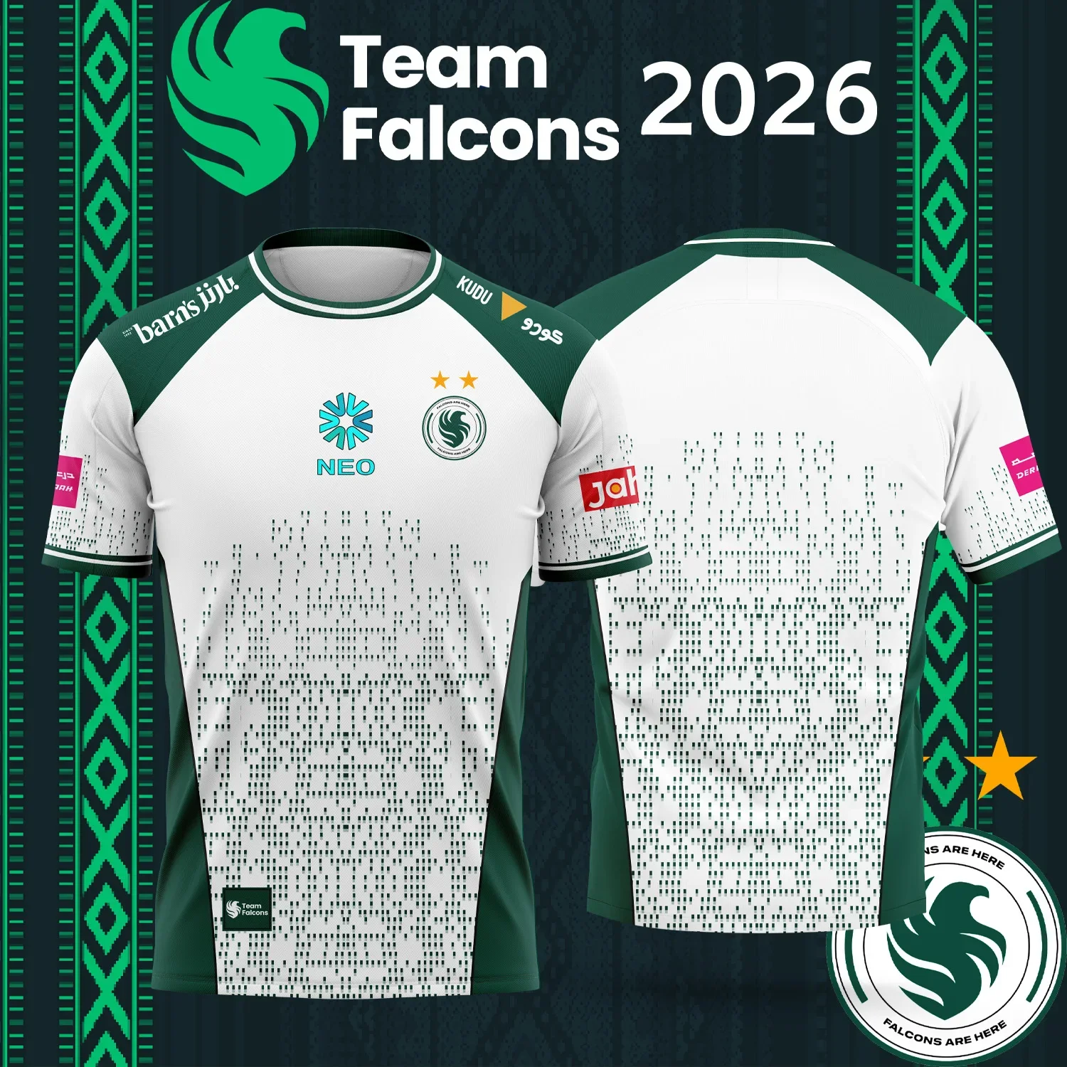 Jersey Tim Esports Falcons Tim - Esports Gaming Team ulasan dan harga